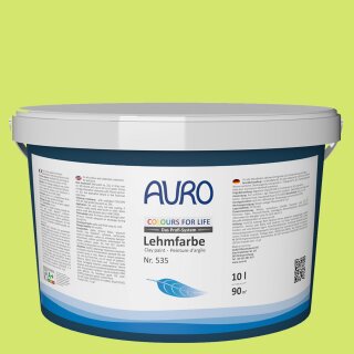 Auro Profi-Lehmfarbe 535 - Colours for life - green yellow 10