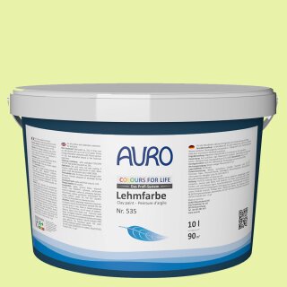 Auro Profi-Lehmfarbe 535 - Colours for life - green yellow 20