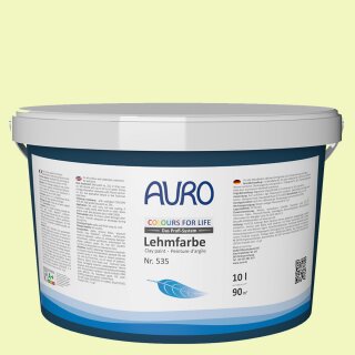 Auro Profi-Lehmfarbe 535 - Colours for life - green yellow 25