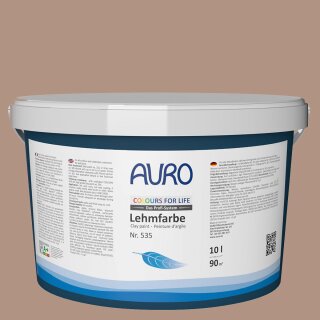 Auro Profi-Lehmfarbe 535 - Colours for life - havana cigar 10