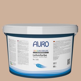 Auro Profi-Lehmfarbe 535 - Colours for life - hazelnut 15