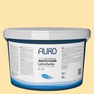 Auro Profi-Lehmfarbe 535 - Colours for life - hot mustard 20