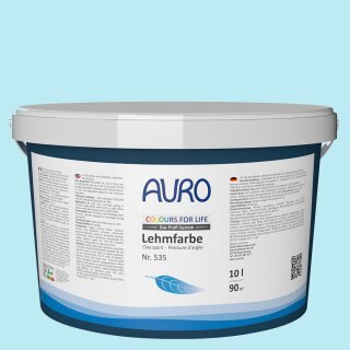 Auro Profi-Lehmfarbe 535 - Colours for life - ice blue 20