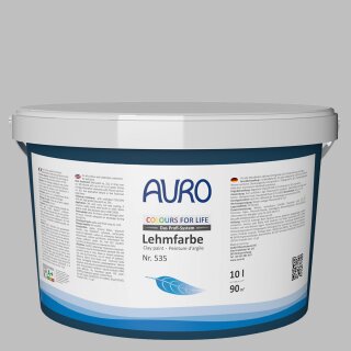 Auro Profi-Lehmfarbe 535 - Colours for life - K95.4 silver