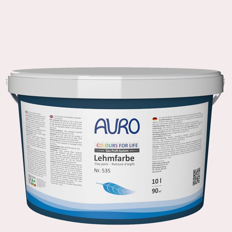 Auro Profi-Lehmfarbe 535 - Colours for life - lilac aura