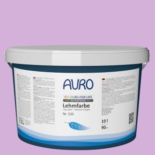Auro Profi-Lehmfarbe 535 - Colours for life - lilac whisper 05