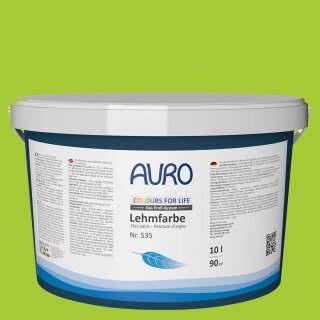 Auro Profi-Lehmfarbe 535 - Colours for life - lime peel