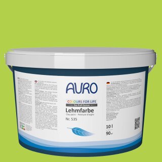Auro Profi-Lehmfarbe 535 - Colours for life - lime peel 05
