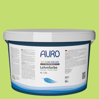 Auro Profi-Lehmfarbe 535 - Colours for life - lime peel 10