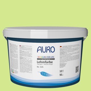 Auro Profi-Lehmfarbe 535 - Colours for life - lime peel 15