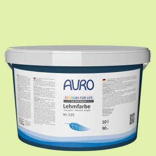 Auro Profi-Lehmfarbe 535 - Colours for life - lime peel 20