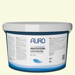 Auro Profi-Lehmfarbe 535 - Colours for life - lime white
