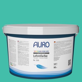 Auro Profi-Lehmfarbe 535 - Colours for life - mint extract 05