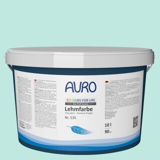 Auro Profi-Lehmfarbe 535 - Colours for life - mint extract 20