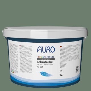 Auro Profi-Lehmfarbe 535 - Colours for life - moss green 05