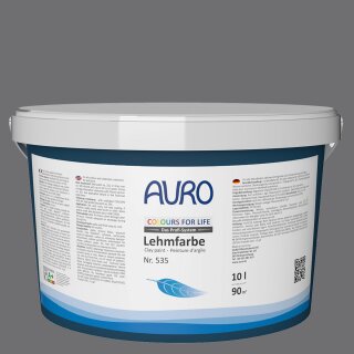 Auro Profi-Lehmfarbe 535 - Colours for life - mystic grey 05