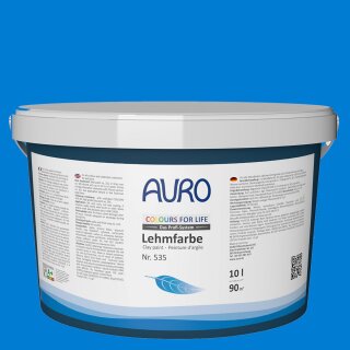 Auro Profi-Lehmfarbe 535 - Colours for life - ocean blue