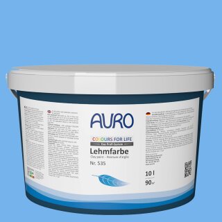 Auro Profi-Lehmfarbe 535 - Colours for life - ocean blue 10