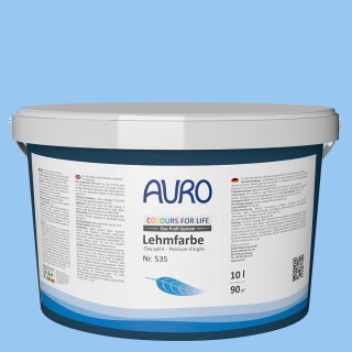 Auro Profi-Lehmfarbe 535 - Colours for life - ocean blue 15