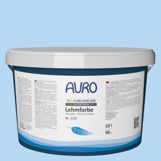 Auro Profi-Lehmfarbe 535 - Colours for life - ocean blue 20