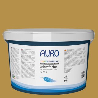 Auro Profi-Lehmfarbe 535 - Colours for life - ochre green
