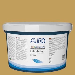 Auro Profi-Lehmfarbe 535 - Colours for life - ochre green 05