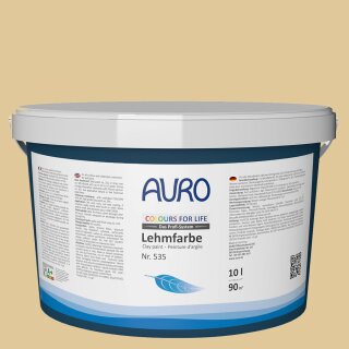 Auro Profi-Lehmfarbe 535 - Colours for life - ochre green 15