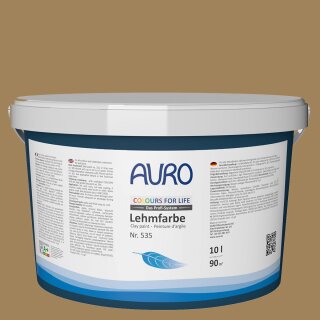 Auro Profi-Lehmfarbe 535 - Colours for life - olive green 05