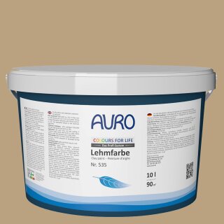 Auro Profi-Lehmfarbe 535 - Colours for life - olive green 10