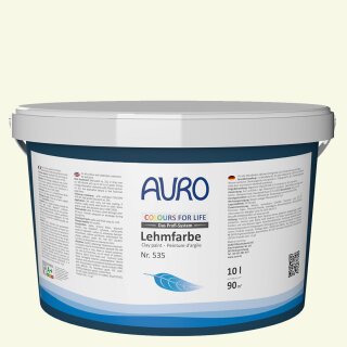 Auro Profi-Lehmfarbe 535 - Colours for life - pale mint