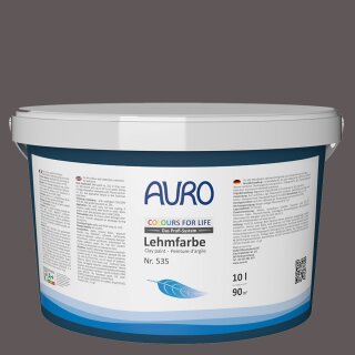 Auro Profi-Lehmfarbe 535 - Colours for life - plum grey