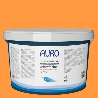 Auro Profi-Lehmfarbe 535 - Colours for life - pure papaya