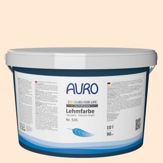 Auro Profi-Lehmfarbe 535 - Colours for life - pure papaya 25