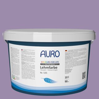 Auro Profi-Lehmfarbe 535 - Colours for life - purple mystery