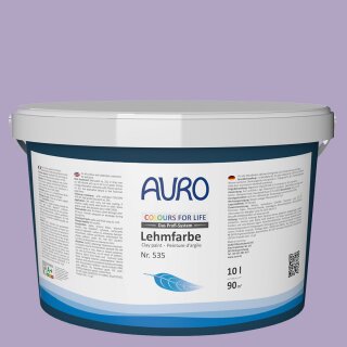 Auro Profi-Lehmfarbe 535 - Colours for life - purple mystery 05