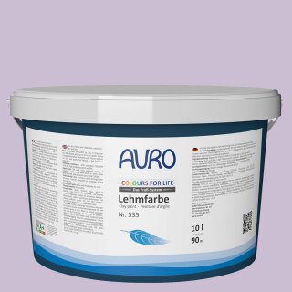 Auro Profi-Lehmfarbe 535 - Colours for life - purple mystery 10