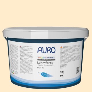 Auro Profi-Lehmfarbe 535 - Colours for life - ray of sunshine