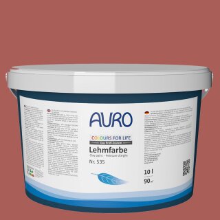 Auro Profi-Lehmfarbe 535 - Colours for life - red earth 05