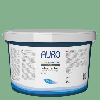 Auro Profi-Lehmfarbe 535 - Colours for life - reseda green 10