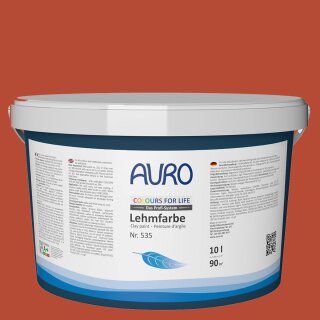 Auro Profi-Lehmfarbe 535 - Colours for life - rocky mountain red