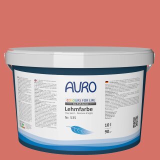 Auro Profi-Lehmfarbe 535 - Colours for life - rocky mountain red 10