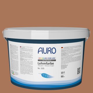 Auro Profi-Lehmfarbe 535 - Colours for life - rolling tobacco 05