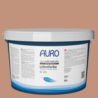 Auro Profi-Lehmfarbe 535 - Colours for life - rolling tobacco 10
