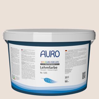 Auro Profi-Lehmfarbe 535 - Colours for life - rose fog