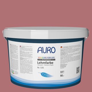 Auro Profi-Lehmfarbe 535 - Colours for life - rose wine