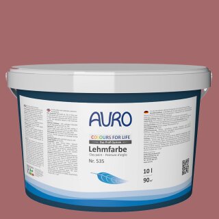 Auro Profi-Lehmfarbe 535 - Colours for life - rosewood 05