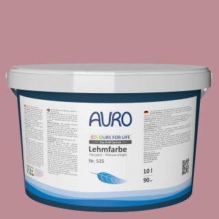Auro Profi-Lehmfarbe 535 - Colours for life - rosewood 10