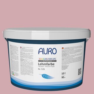 Auro Profi-Lehmfarbe 535 - Colours for life - rosewood 15