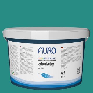 Auro Profi-Lehmfarbe 535 - Colours for life - sea turquoise
