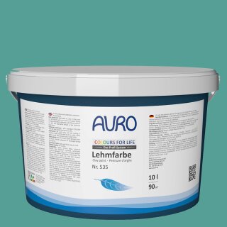 Auro Profi-Lehmfarbe 535 - Colours for life - sea turquoise 05